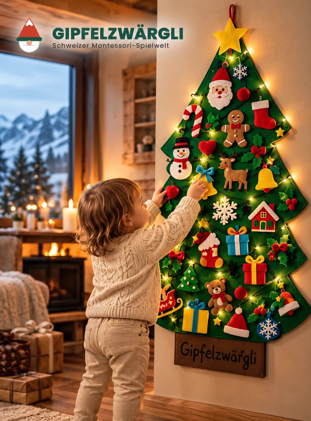 Zwärgli-Christbäumli aus Filz