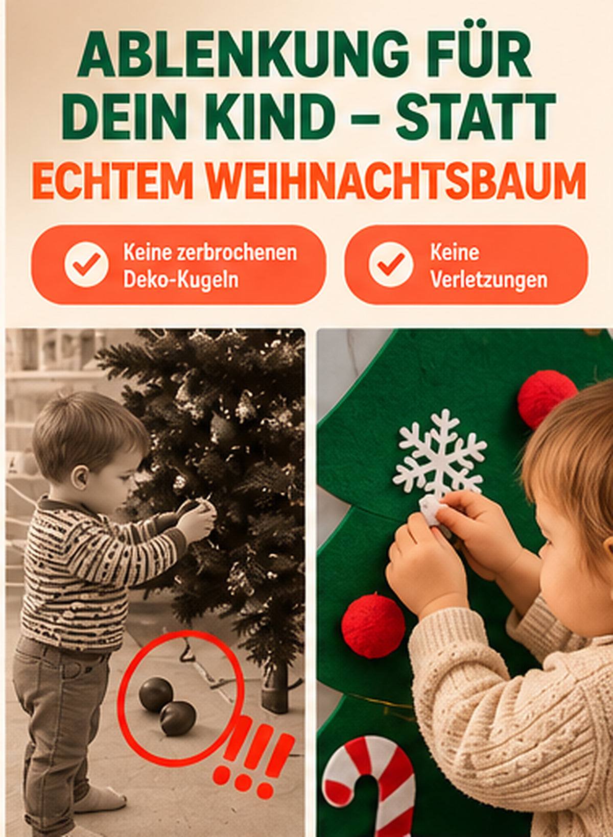 Zwärgli-Christbäumli aus Filz