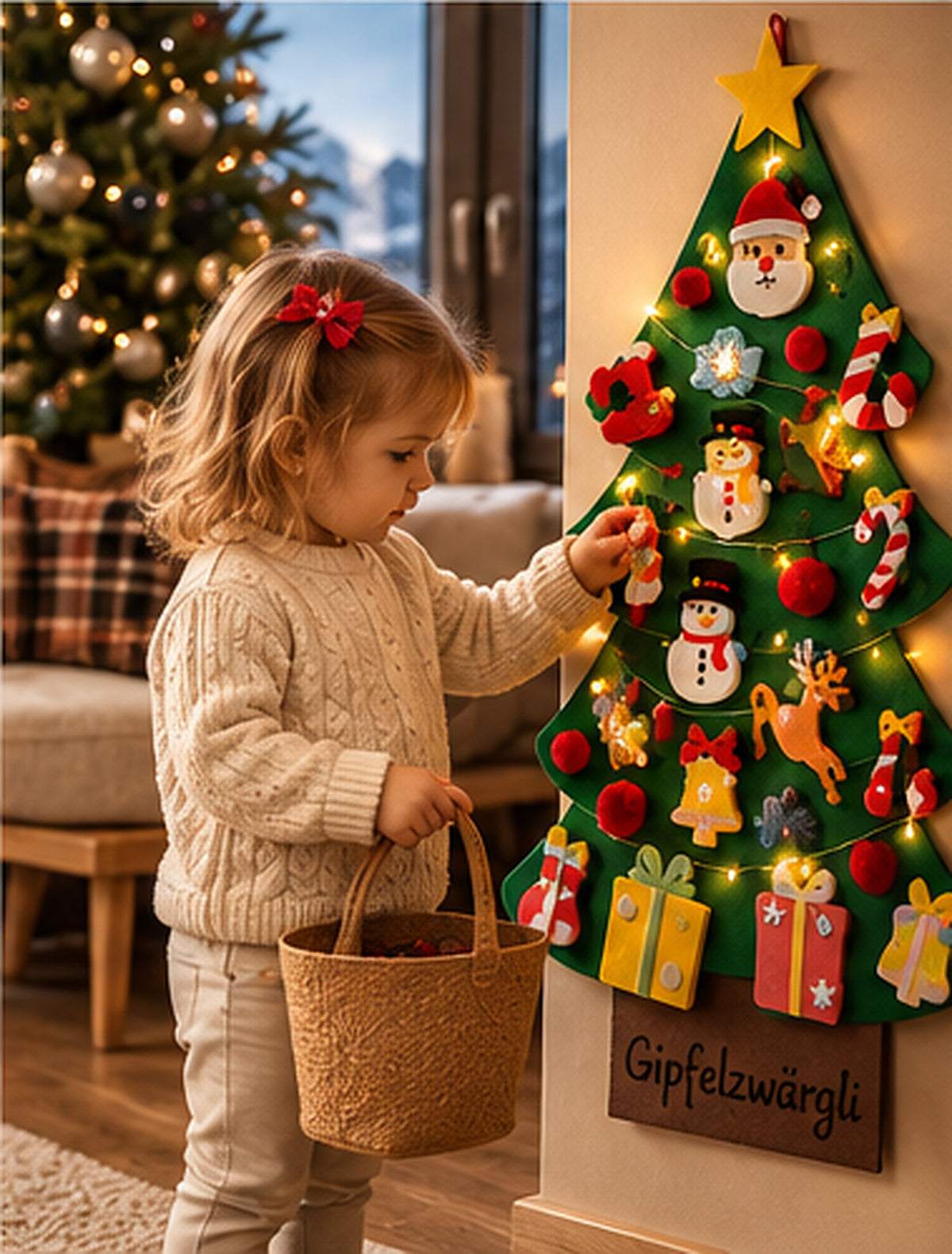 Zwärgli-Christbäumli aus Filz